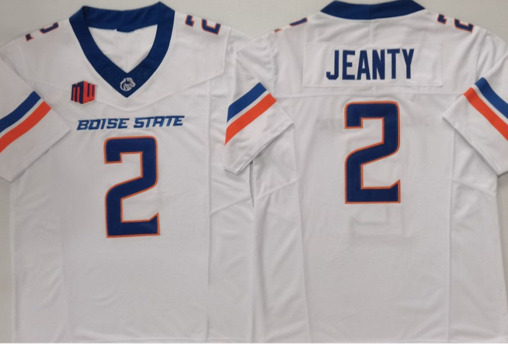 Custom #2 White College Shirt Top