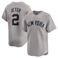Custom #2 Gray NYY Baseball Shirt Top