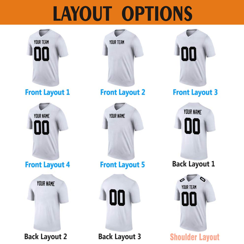 Custom #37 PIT Football Shirt Top