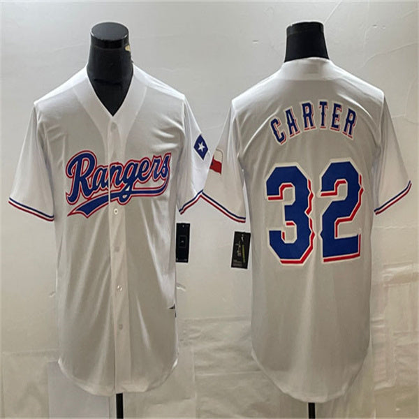 Custom #32 White LAD Baseball Shirt Top