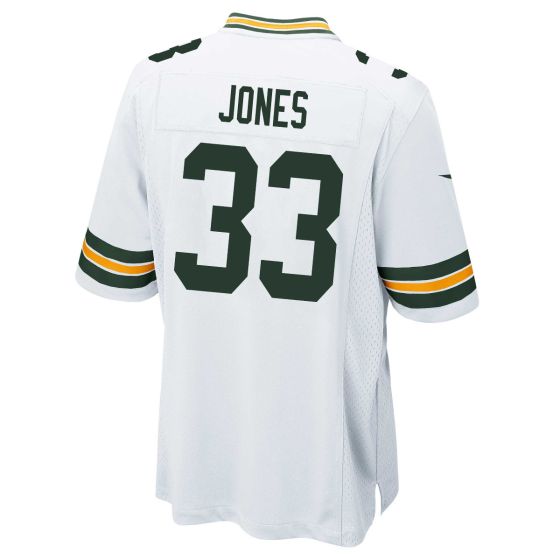 Custom #33 White GB Football Shirt Top