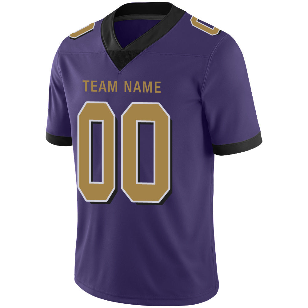 Custom Purple Football Shirt Top
