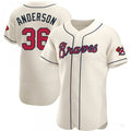 Custom #36 Cream ATL Baseball Shirt Top