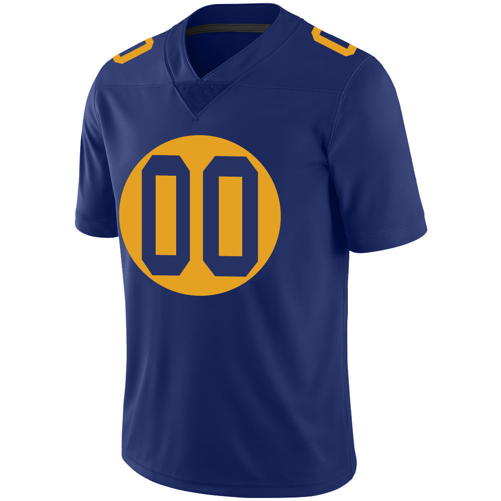 Custom Navy GB Football Shirt Top