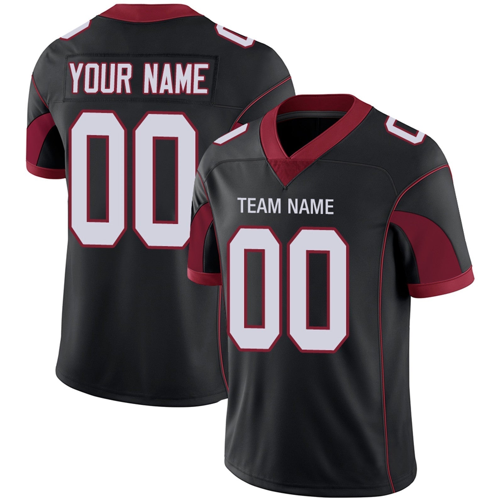 Custom Red Football Shirt Top