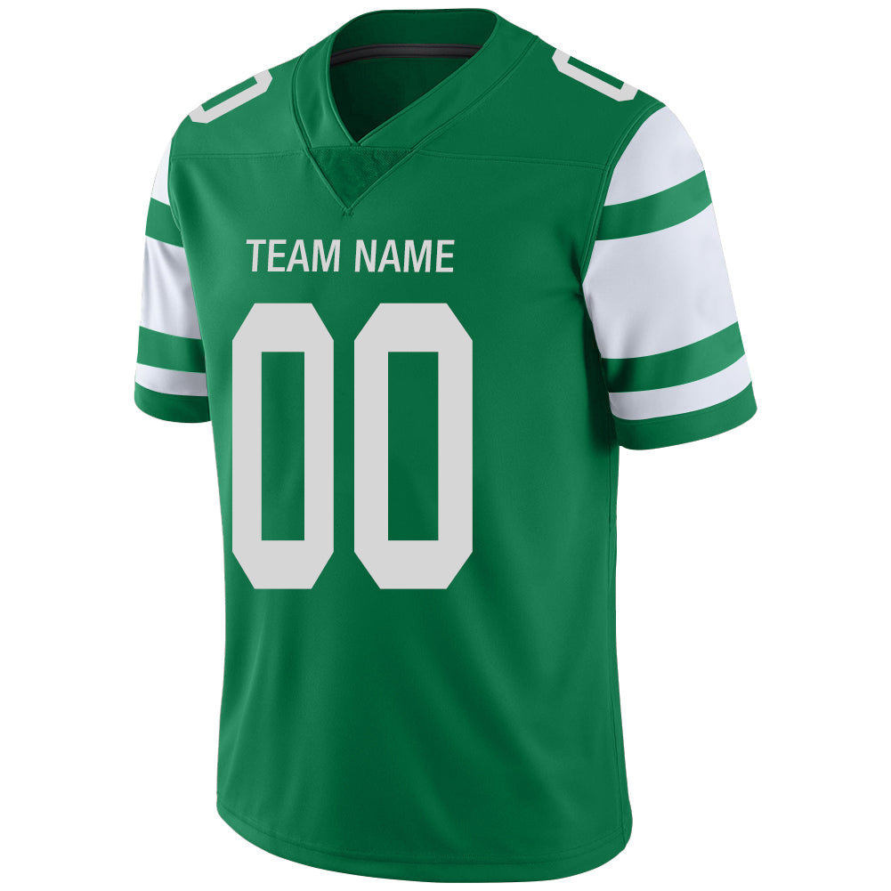 Custom Green NYJ Football Shirt Top