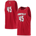 Custom #45 Red Basketball Shirt Top
