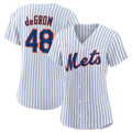 Custom #48 White NYM Baseball Shirt Top