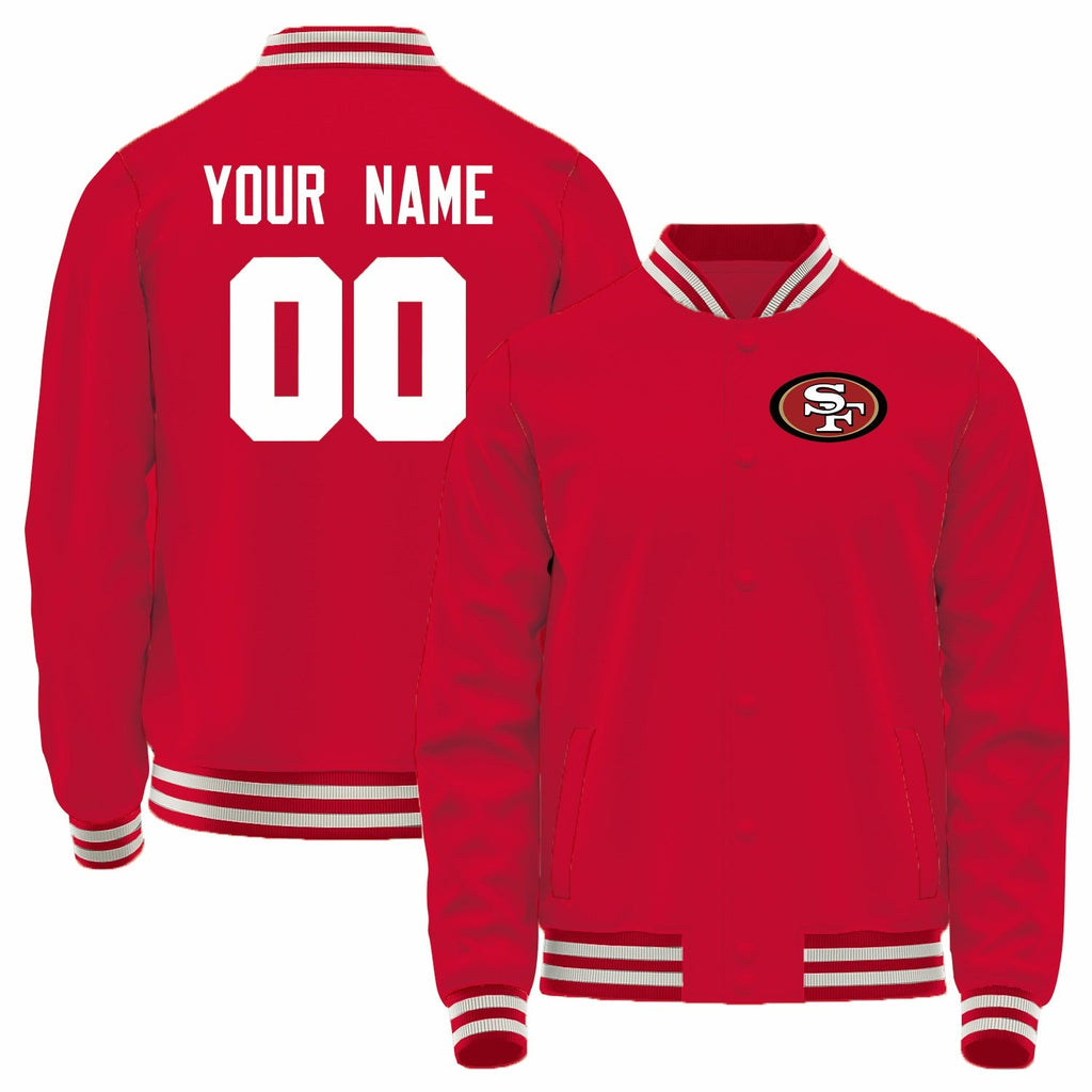 Custom Red SF Football Shirt Top