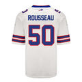 Custom #50 White BUF Football Shirt Top