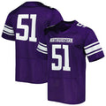 Custom #51 Purple Football Shirt Top