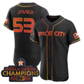 Custom #53 Black 2023 HOU Baseball Shirt Top