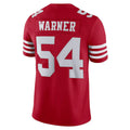 Custom #54 Red 2022 SF Football Shirt Top