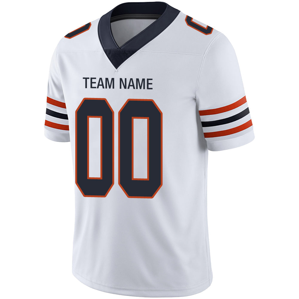 Custom White Football Shirt Top