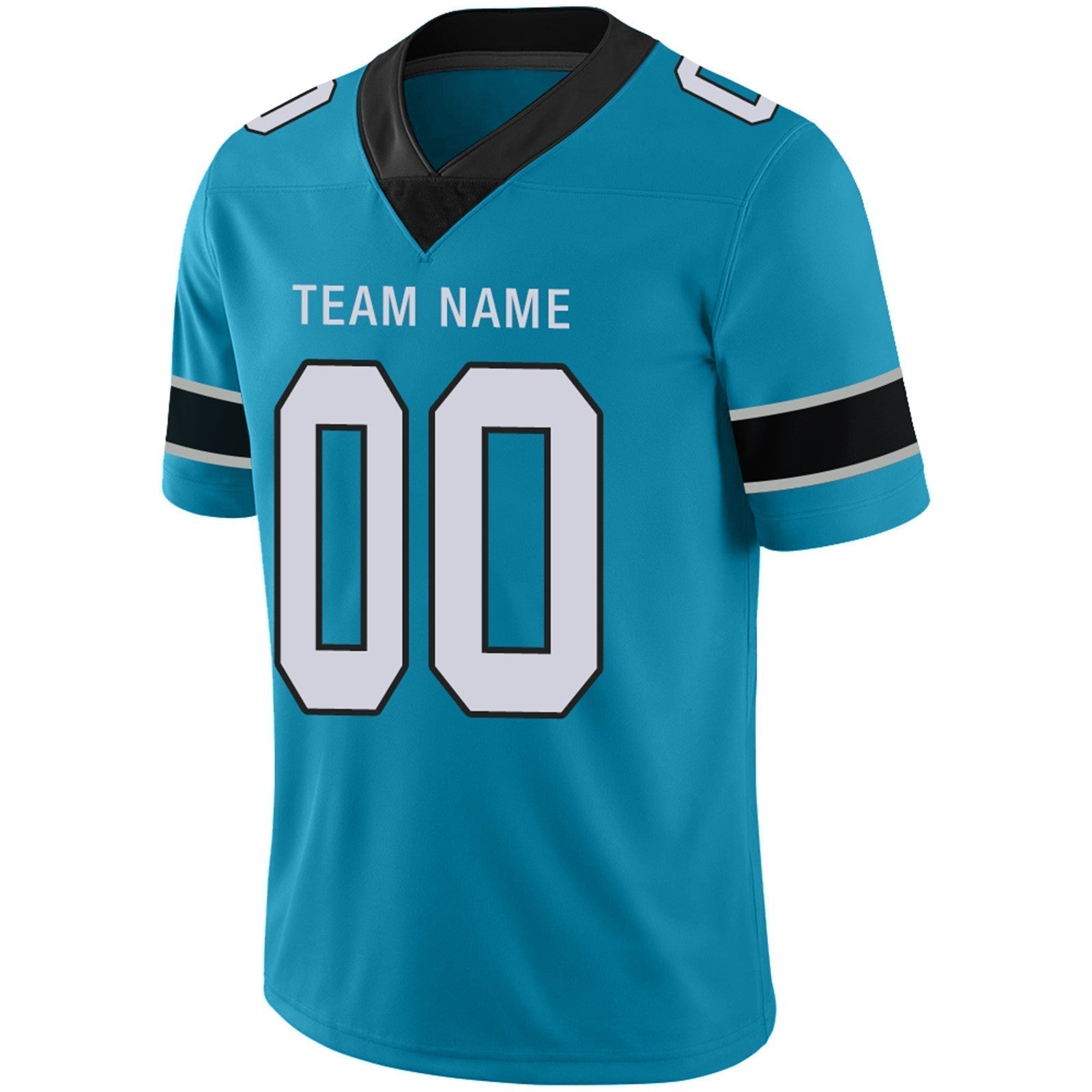 Custom Blue CAR Football Shirt Top