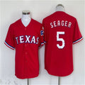 Custom #5 Red LAD Baseball Shirt Top