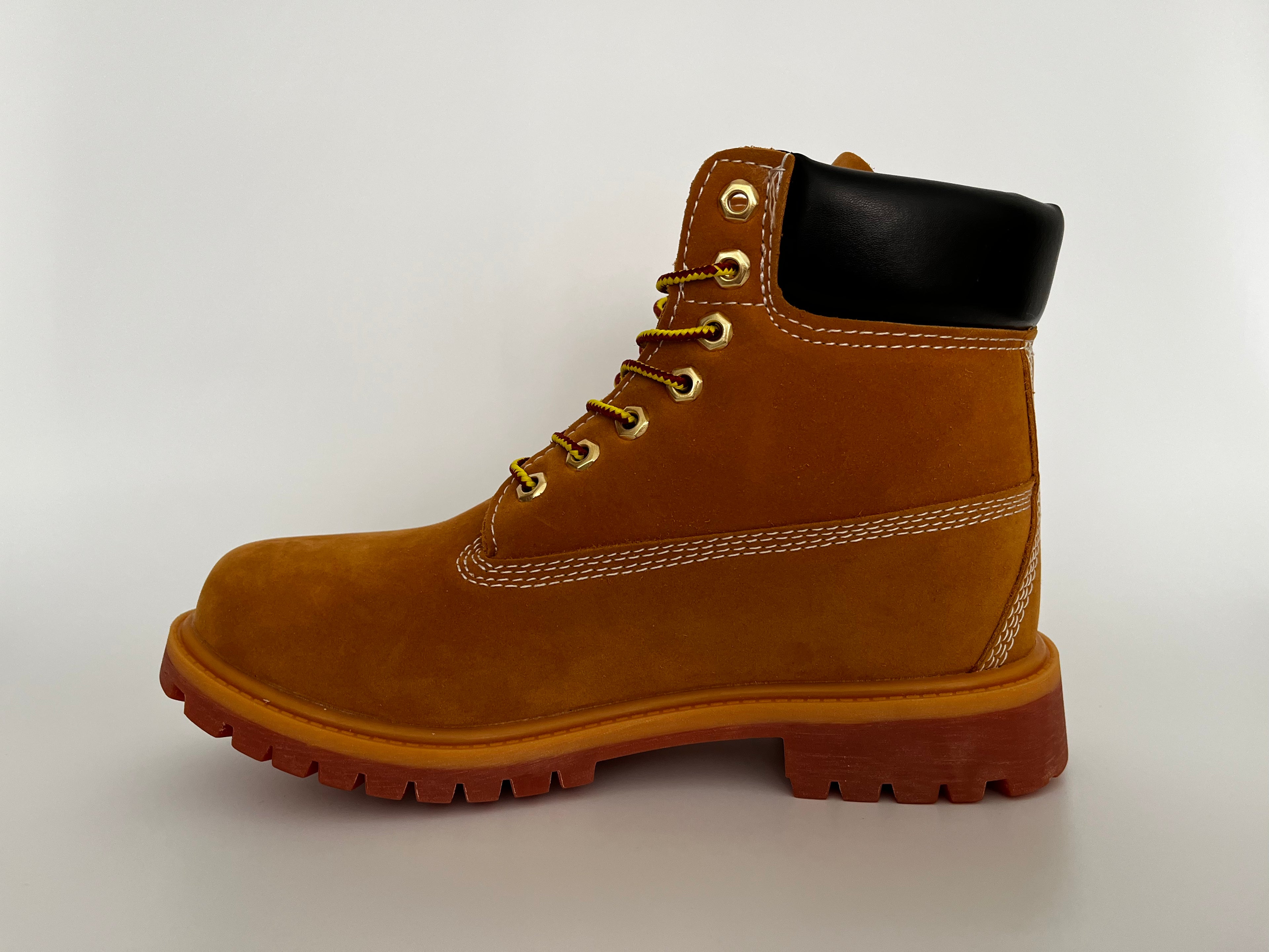 Nubuck Classic 6-Inch Premium Men's Waterproof Leather Boots - All-Weather Wheat Work Boots