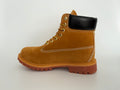 Nubuck Classic Wheat Waterproof Combat Boots for Women - 6-Inch Premium Fashion Leather Boots