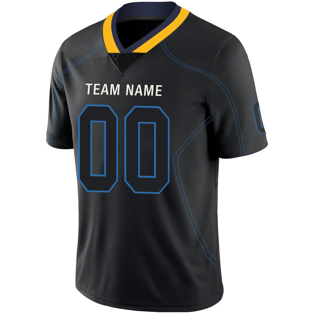 Custom Black LAC Football Shirt Top