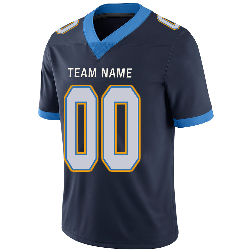 Custom Navy LAC Football Shirt Top