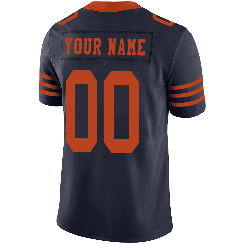 Custom Navy Football Shirt Top