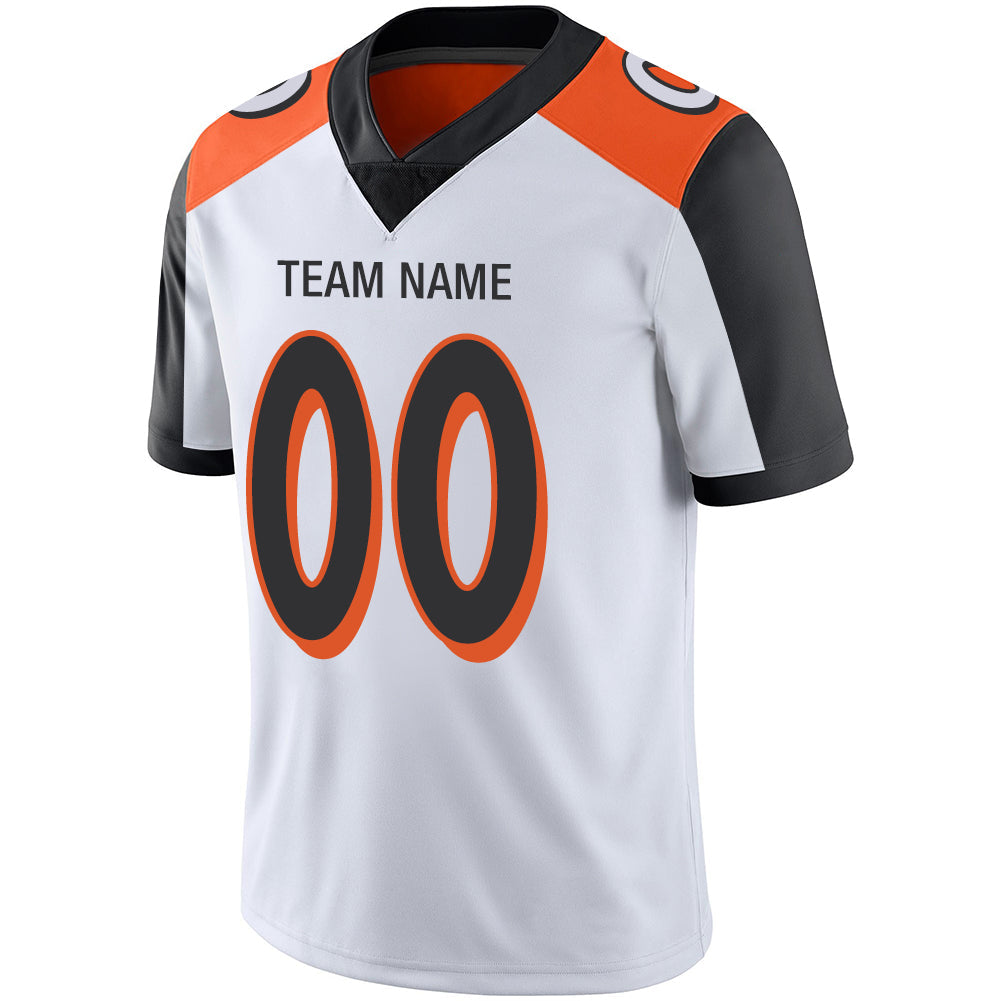 Custom White Football Shirt Top