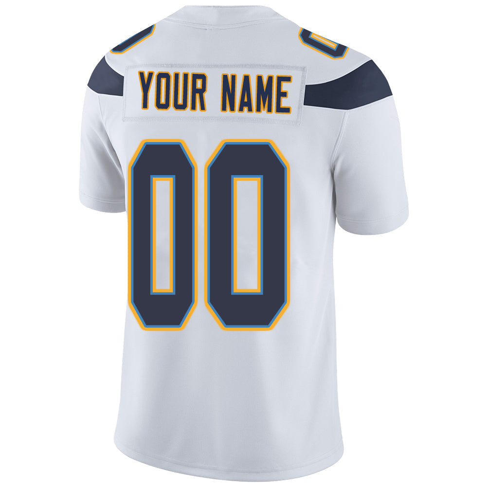 Custom White LAC Football Shirt Top