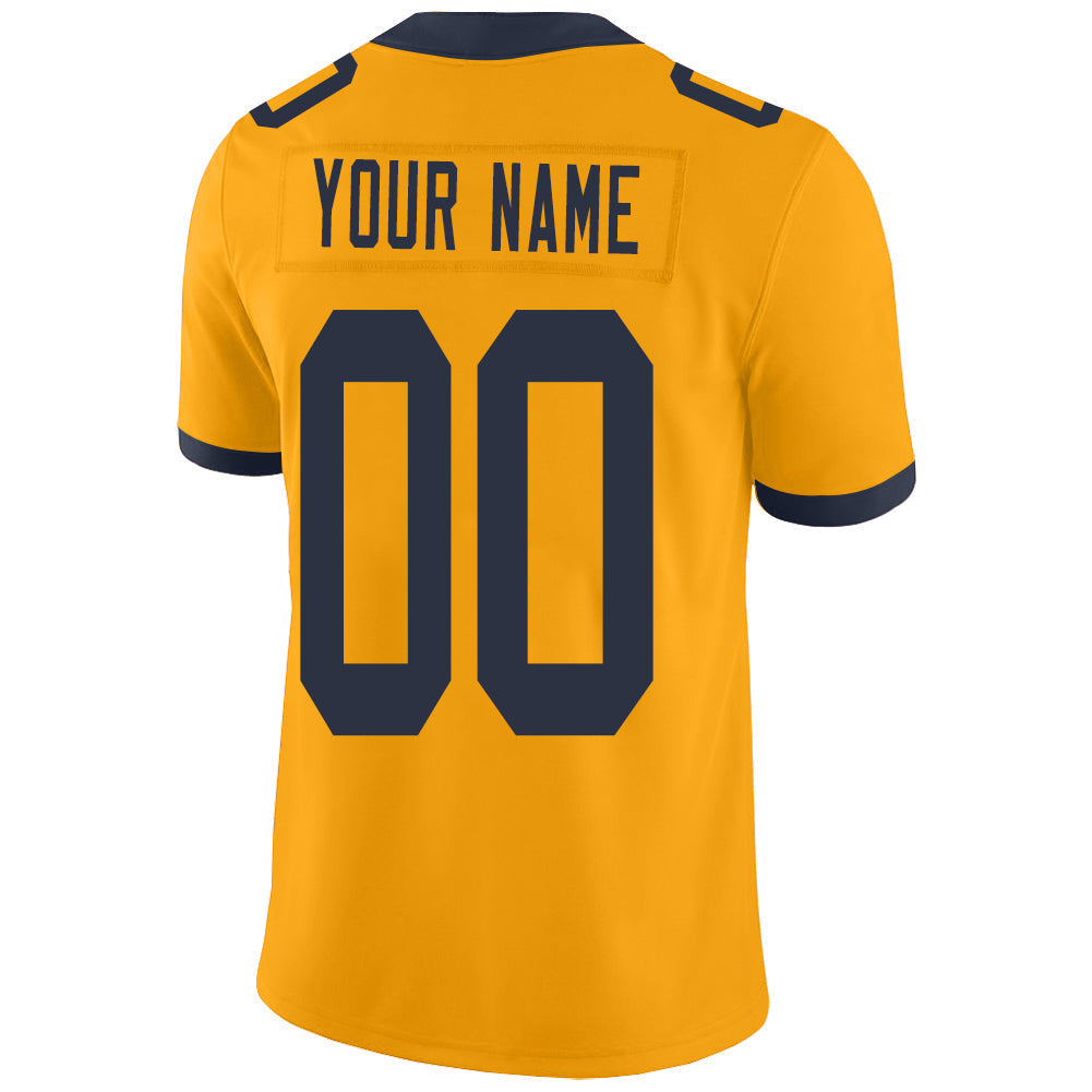 Custom Gold LAC Football Shirt Top