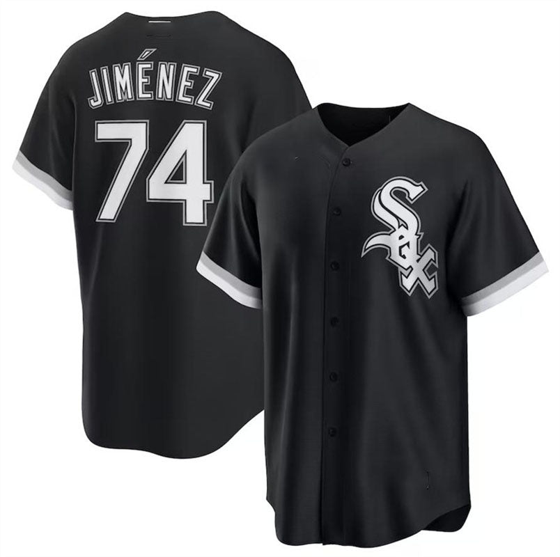 Custom #74 Black CWS Baseball Shirt Top