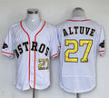 Custom #27 White 2023 HOU Baseball Shirt Top