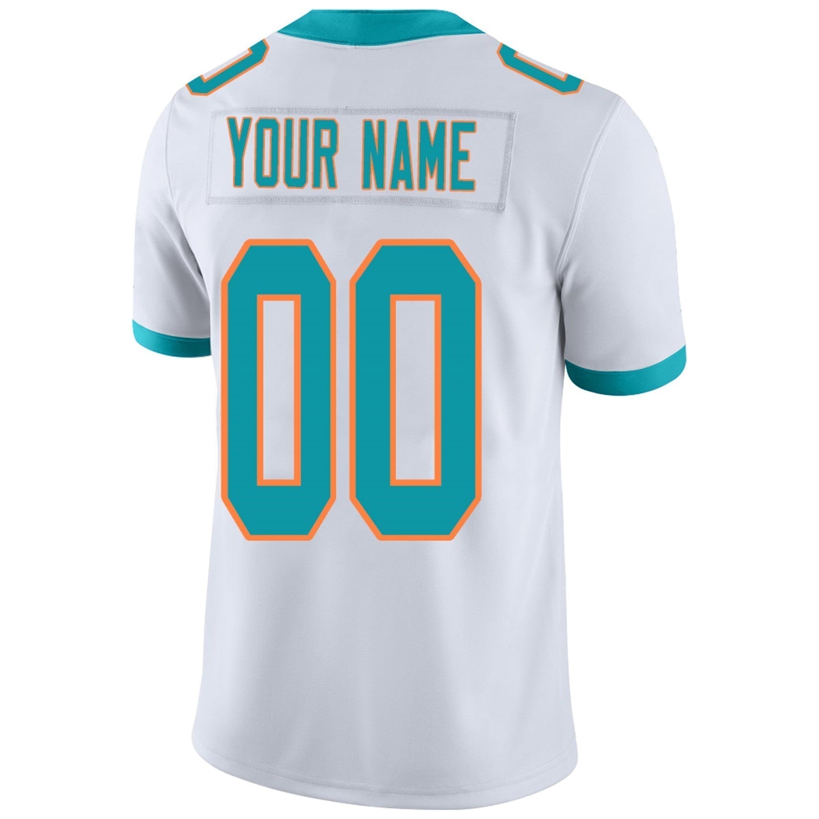 Custom Aqua MIA Football Shirt Top