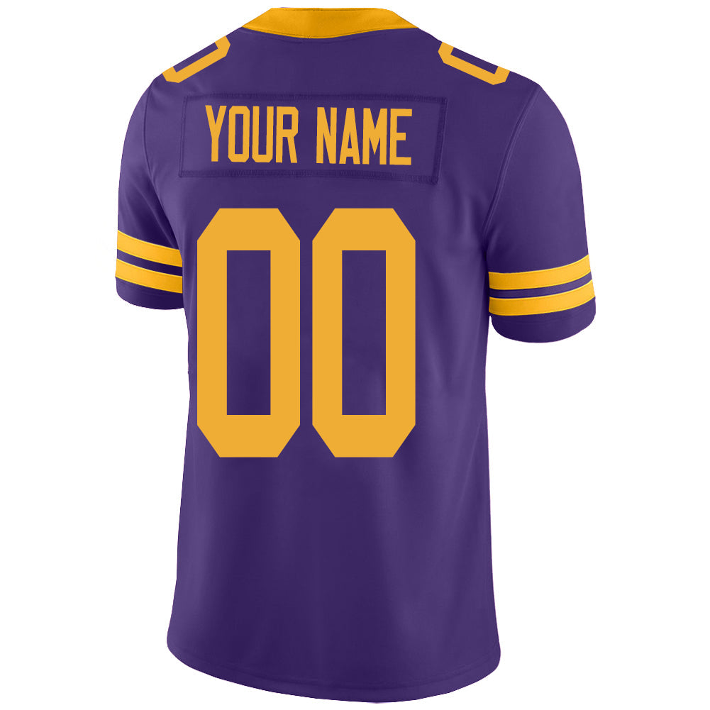 Custom Purple MIN Football Shirt Top