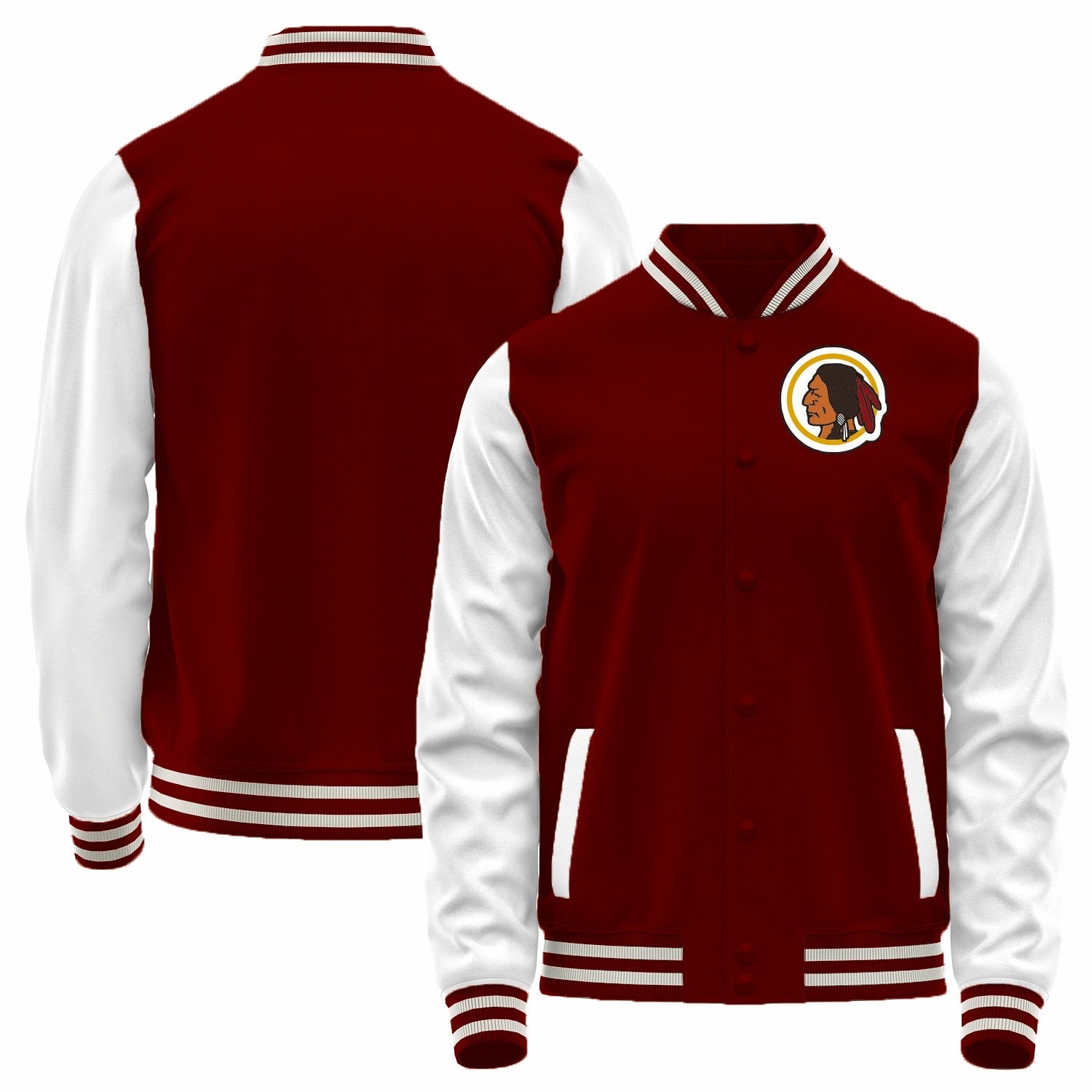 Custom White WAS Football Shirt Top