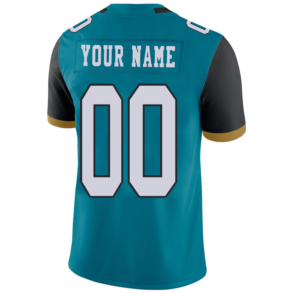 Custom Teal JAX Football Shirt Top