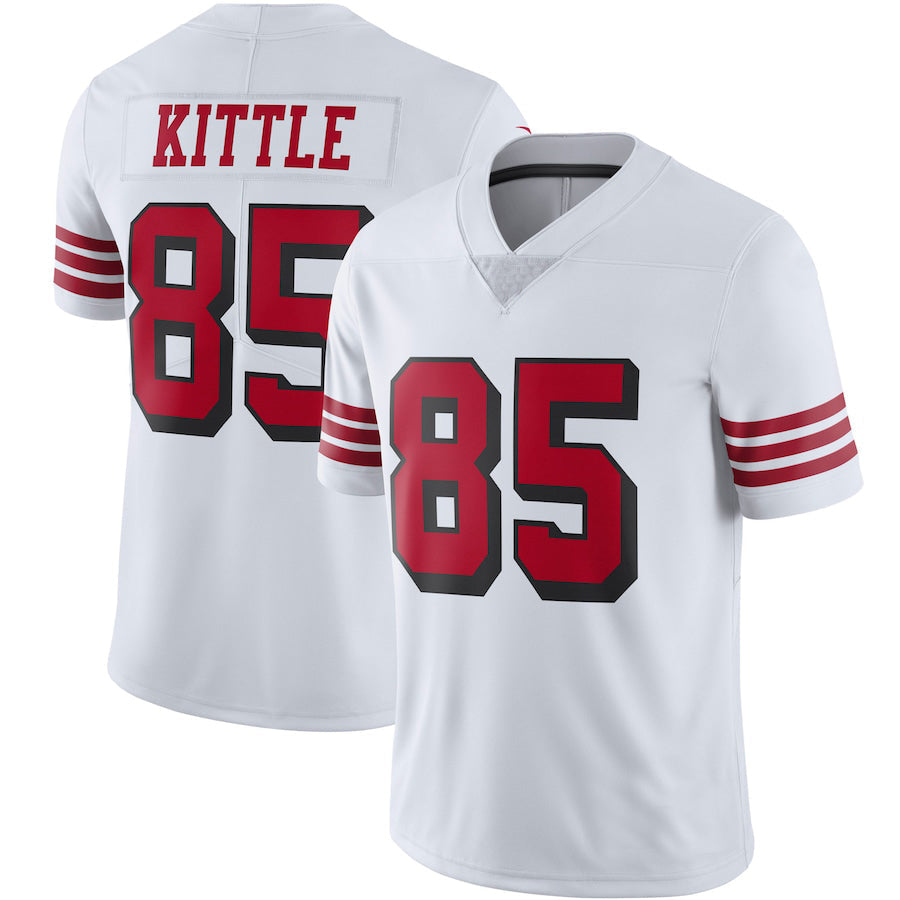 Custom #85 Black 2022 SF Football Shirt Top