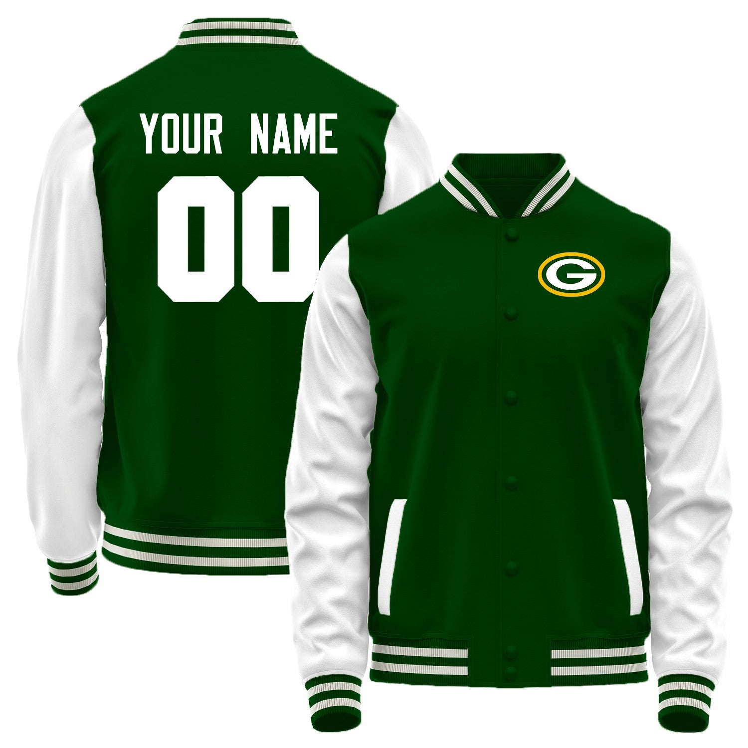 Custom White GB Football Shirt Top