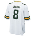 Custom #8 White GB Football Shirt Top
