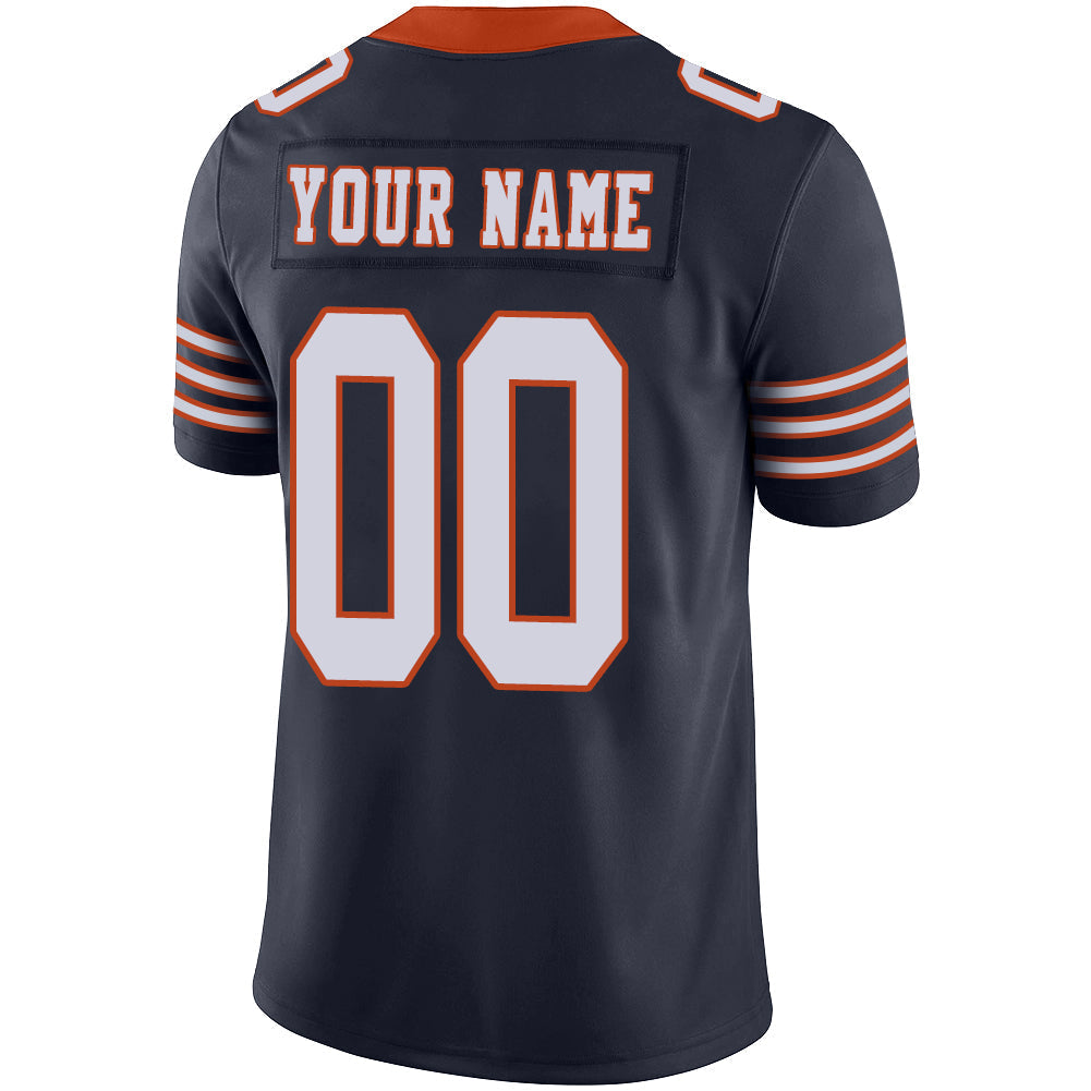 Custom Navy Football Shirt Top