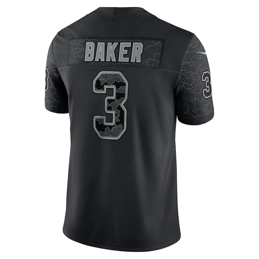 Custom #3 Black Football Shirt Top