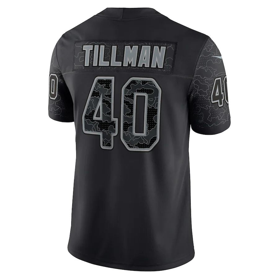 Custom #40 Black Football Shirt Top