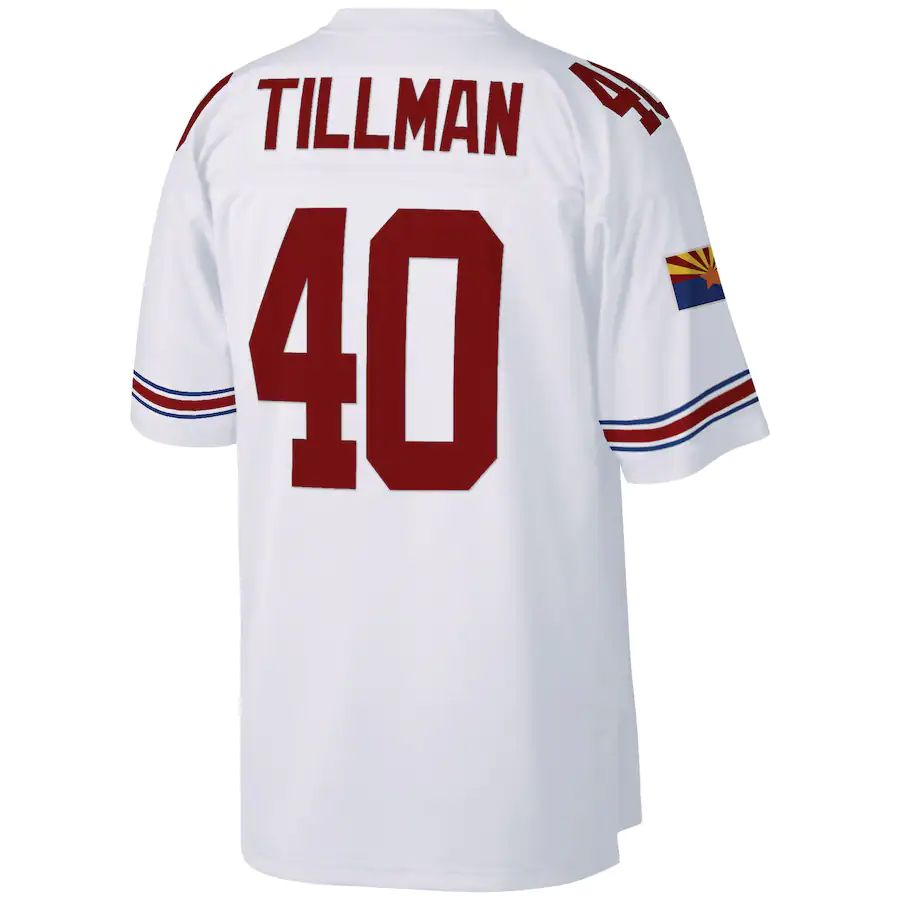 Custom #40 White 2000 Football Shirt Top
