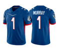 Custom #1 Blue 2022 Football Shirt Top