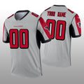 Custom Silver ATL Football Shirt Top