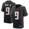 Custom #9 Black ATL Football Shirt Top
