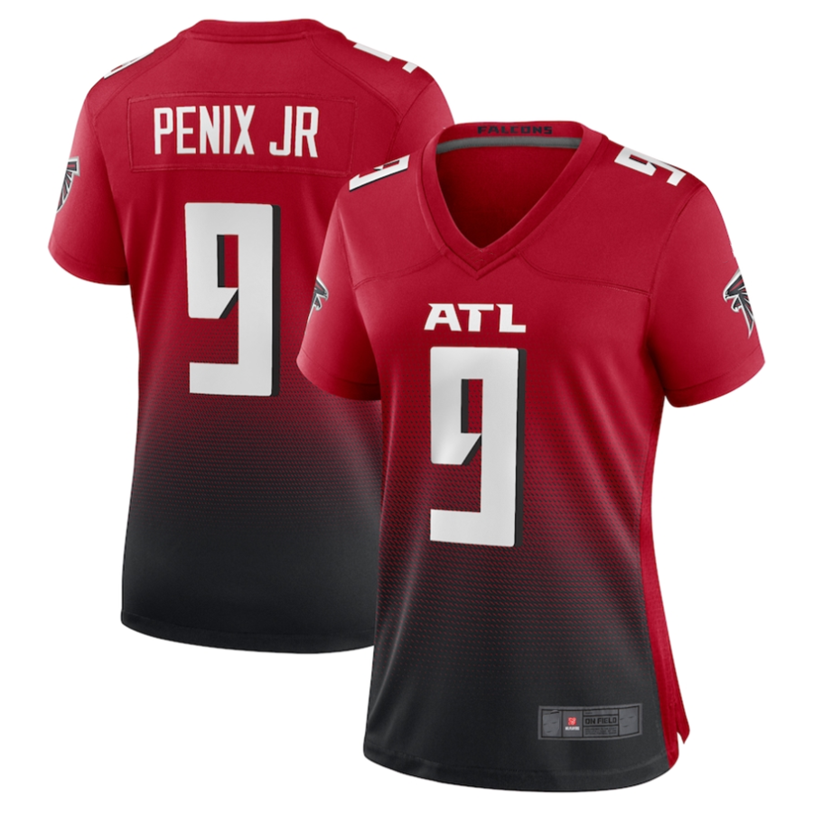 Custom #9 Black ATL Football Shirt Top