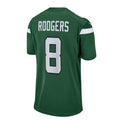 Custom #8 Green NYJ Football Shirt Top