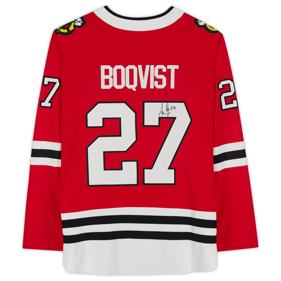 Custom #27 Red CHI Hockey Shirt Top