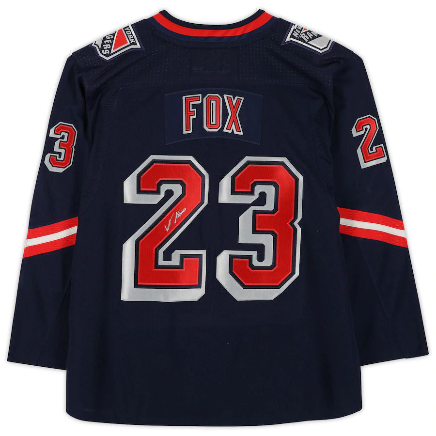 Custom #23 Navy 2020 Retro Hockey Shirt Top
