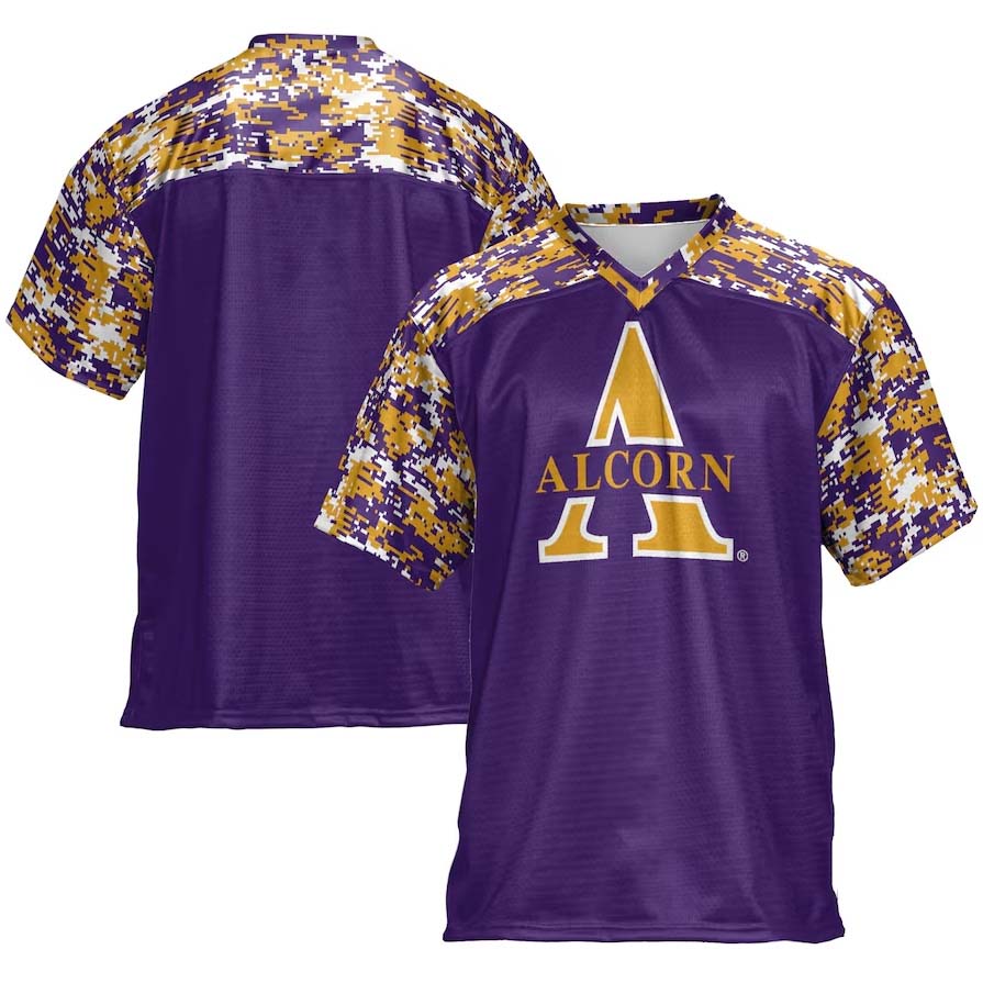 Custom #1 Purple Football Shirt Top