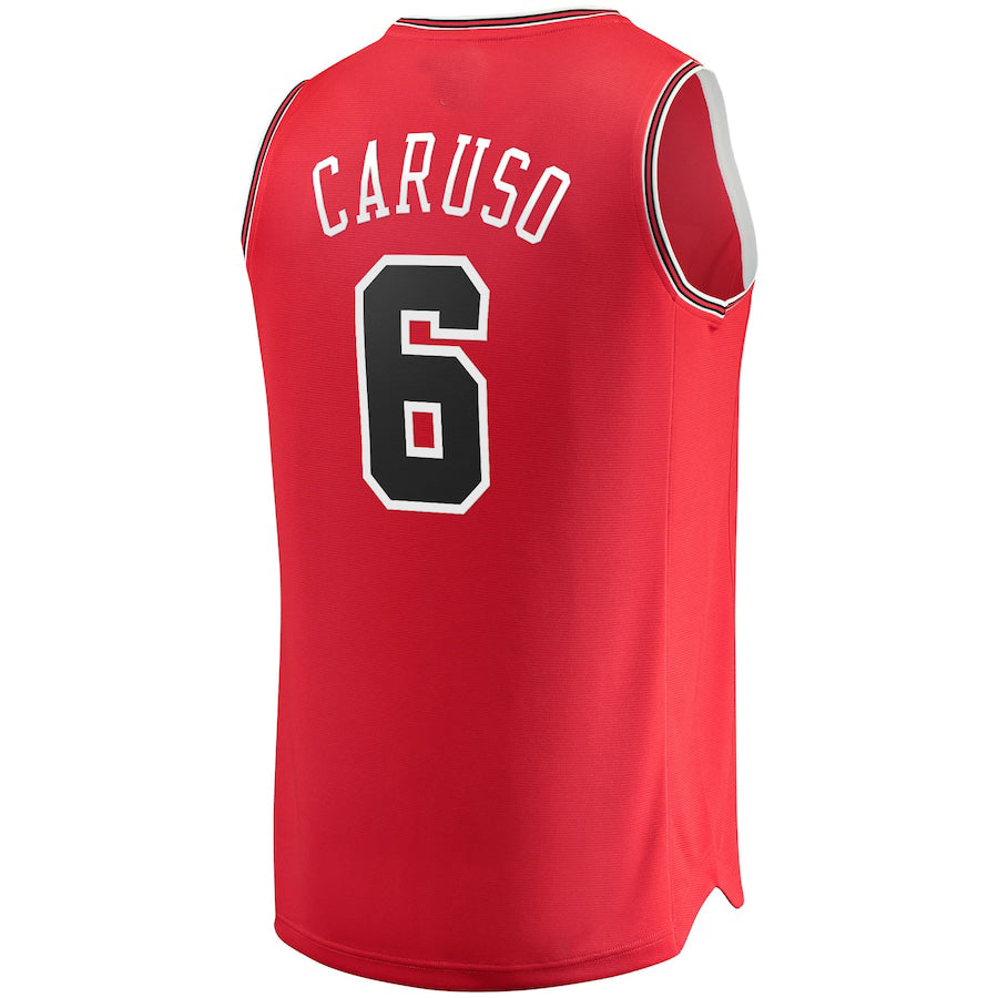 Custom #6 Red 2021 CHI Basketball Shirt Top